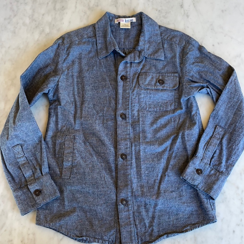 Boys Designer Button Down